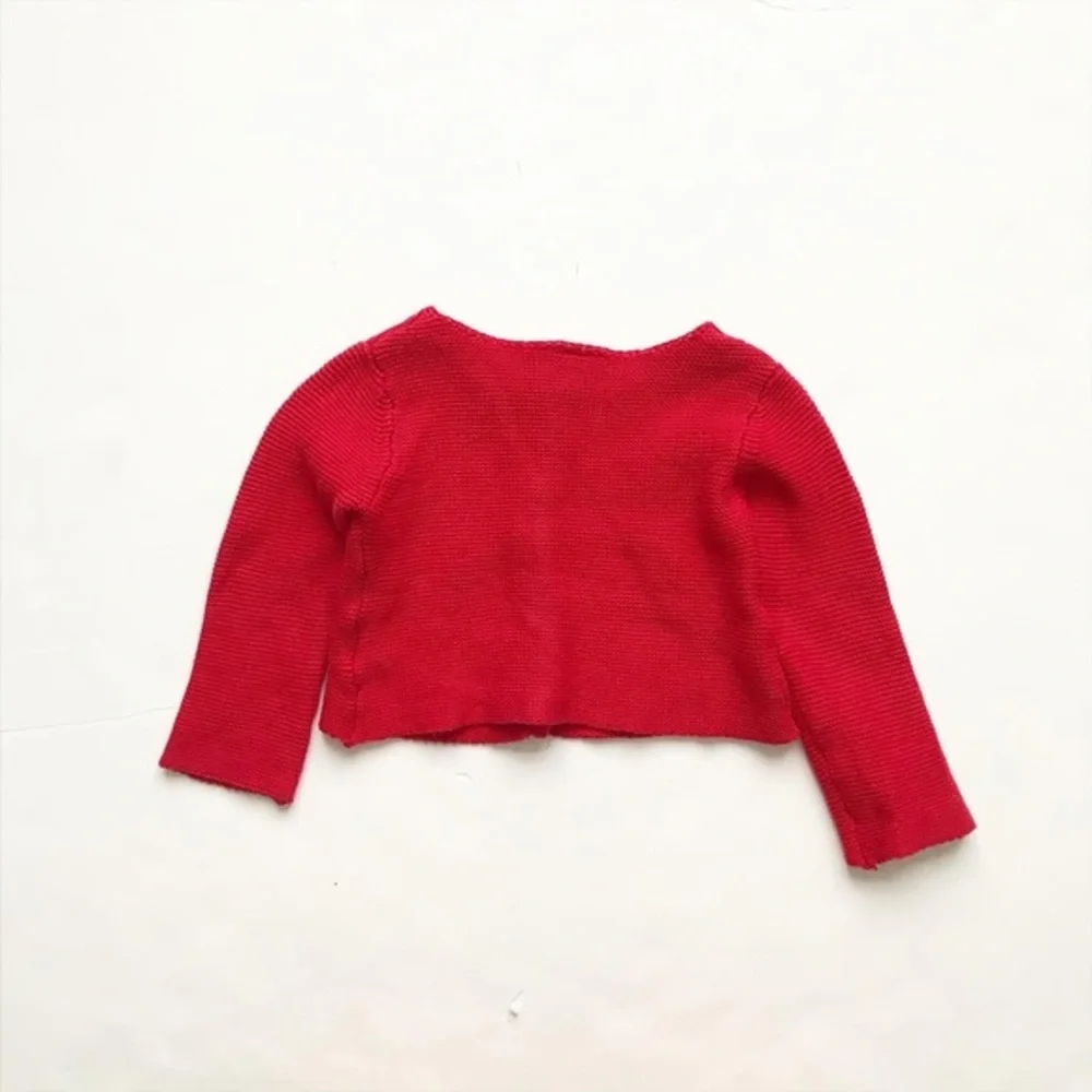 Carters red knit cardigan VGUC 18 months